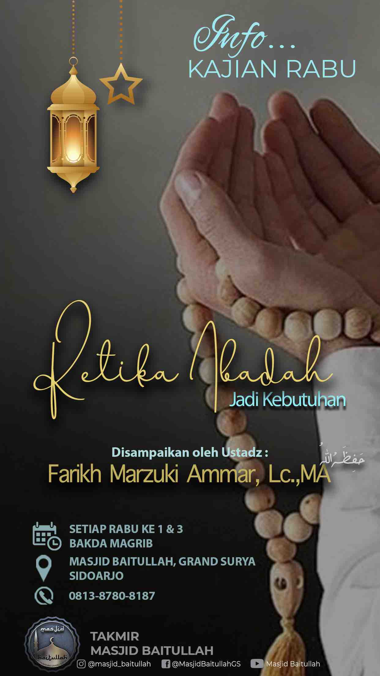 KAJIAN RABU KE-I &amp; III